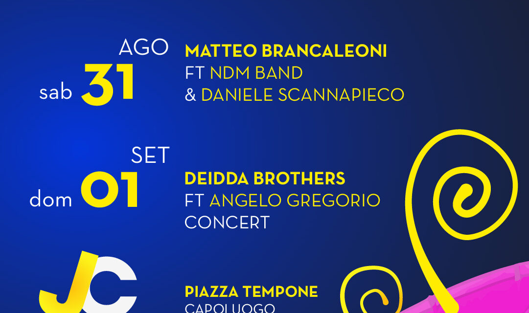 QUARTA EDIZIONE DEL FESTIVAL JAZZ “JAZZ ON CAPACCIO