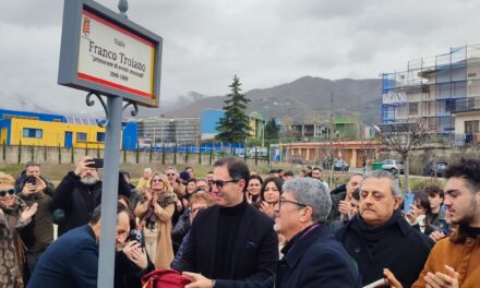 Nasce Viale Franco Troiano: un omaggio alla musica e alla Cavese